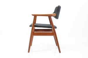 Retro Vintage Floating Back Armchair by Erik Kirkegaard for Høng Stolefabrik