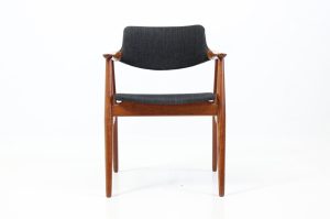 Retro Vintage Floating Back Armchair by Erik Kirkegaard for Høng Stolefabrik