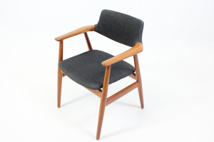 Retro Vintage Floating Back Armchair by Erik Kirkegaard for Høng Stolefabrik