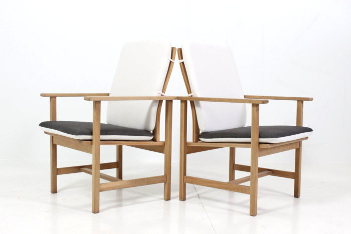 Retro Vintage Dining Chairs by Børge Mogensen for Fredericia Stolefabrik