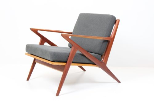 Retro Vintage Armchair Z by Poul O. Jensen for J.M. Birking & Co.