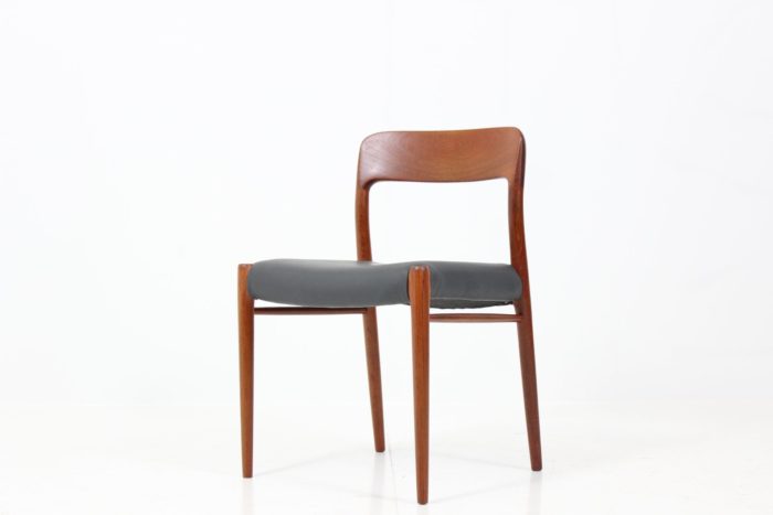Vintage Side Chairs no. 75 by Otto N. Møller for J.L. Møllers Møbelfabrik