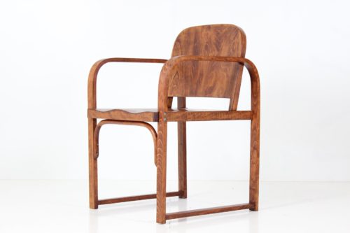 Vintage Art-Deco Bentwood Armchair by Tatra nábytok Pravenec