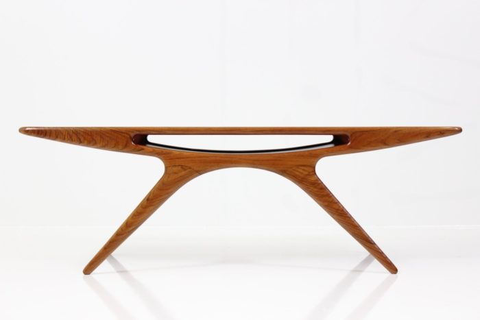 Vintage Coffee Table Smiley by Johannes Andersen for C.F. Christensen Silkeborg