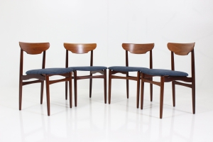 Danish Vintage Retro Dining Chairs in Teak by Findahls Møbelfabrik