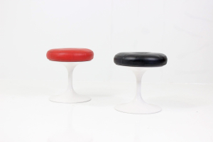 Vintage Minimalist Stool Satellite Tulip by Borje Johanson for Johanson Design