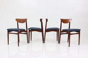 Danish Vintage Retro Dining Chairs in Teak by Findahls Møbelfabrik