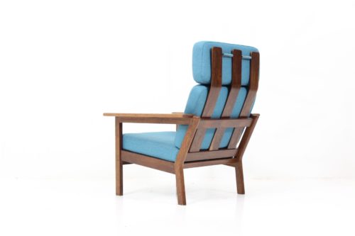 Bauhaus High Back Armchair by Børge Jensen