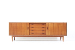 Sideboard in Teak by A. Clausen for Clausen & Søn, Silkeborg