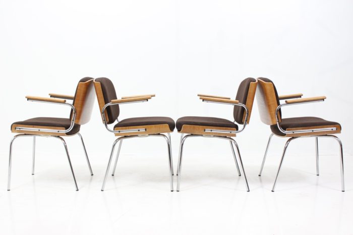 Vintage Retro Four Dining Chairs by Duba Møbelindustri