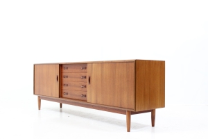 Sideboard in Teak by A. Clausen for Clausen & Søn, Silkeborg