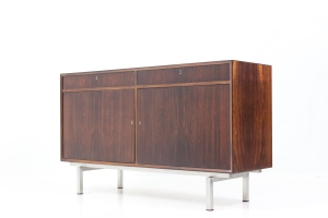 Retro Original Inox Leg Base Sideboard in Palisander