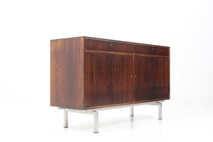 Retro Original Inox Leg Base Sideboard in Palisander