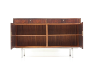 Retro Original Inox Leg Base Sideboard in Palisander