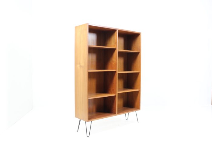 Retro Vintage Original Capacious Bookcase / Shelf Rack in Teak