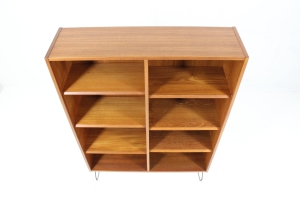 Retro Vintage Original Capacious Bookcase / Shelf Rack in Teak